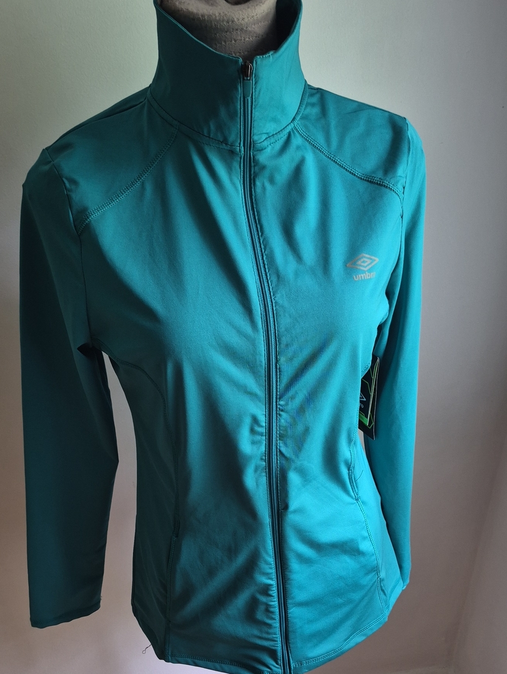Umbro Women's Teal Full-Zip Active Jacket